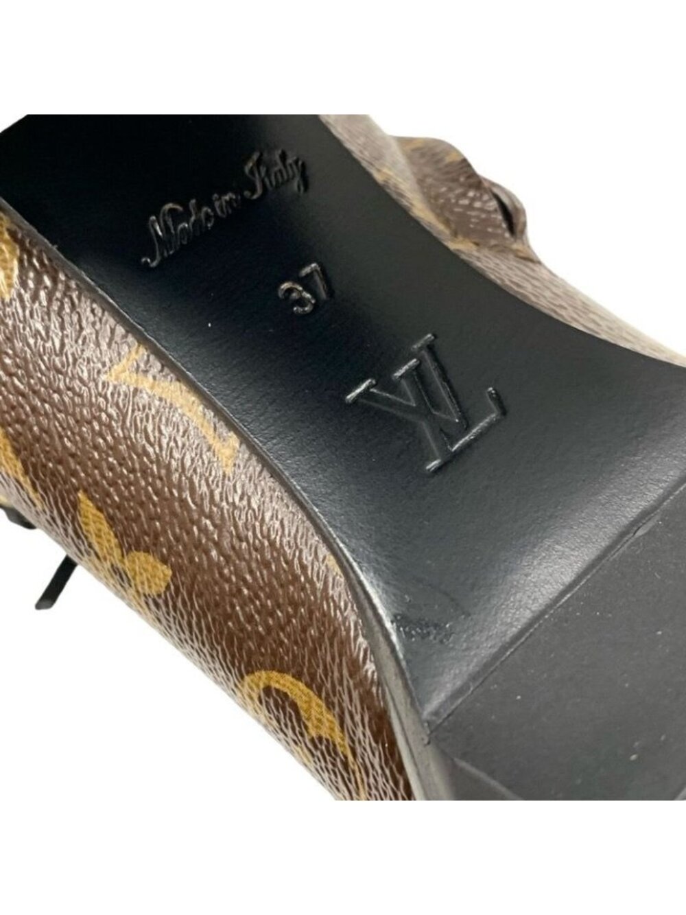 Louis Vuitton Star Trail Line Monogram Boots Short Shoes Leather Brown - Picture 8 of 9